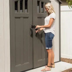 Lifetime 17.5 X 8ft Dual Entry Outdoor Storage Shed - Installation Included -Garden & Outdoor Store 13911315 1264978028047539
