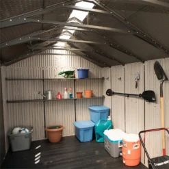 Lifetime 17.5 X 8ft Dual Entry Outdoor Storage Shed - Installation Included -Garden & Outdoor Store 13911315 1714978027846053