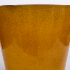 Glazed Finish Planter Mustard 30cm -Garden & Outdoor Store 13928631 1805001956001057