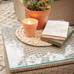 Alexandria Rattan Effect Garden Corner Sofa Set -Garden & Outdoor Store 13936306 8645022386515689