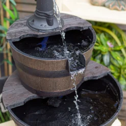 Stylish Fountain Whiskey Barrels Garden Water Feature 15 Stylish Fountain Whiskey Barrels Garden Water Feature -Garden & Outdoor Store 13944159 2555005845016341