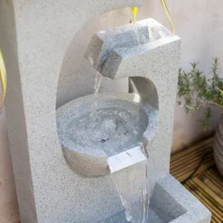 Stylish Fountain Ango Falls Garden Water Feature With LEDs -Garden & Outdoor Store 13947169 1755005844359029