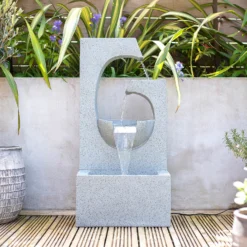 Stylish Fountain Ango Falls Garden Water Feature With LEDs -Garden & Outdoor Store 13947169 2065005844485926
