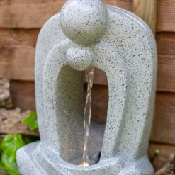 Stylish Fountain Zen Pour Garden Water Feature With LEDs -Garden & Outdoor Store 13947173 3655005844923803