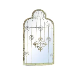 MirrorOutlet Shabby Chic Garden Accent Mirror - 70x40cm