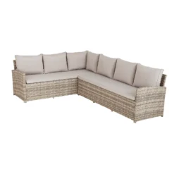Matara Rattan Effect Corner Sofa Set -Garden & Outdoor Store 13951470 2045021609439600