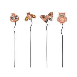 Homebase Stake Ornament - Copper Effect -Garden & Outdoor Store 13955516 8345014596880500