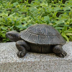 Bronze Look Tortoise Garden Ornament -Garden & Outdoor Store 13965953 2005014597280979