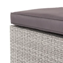 Alexandria Rattan Effect Garden Corner Sofa Set - Ash Grey -Garden & Outdoor Store 13971225 1575022704549355