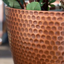 Suva Hammered Pot Copper - 38cm -Garden & Outdoor Store 13973653 1765011806197616