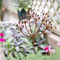 Floral Bronze Ground Stakes - 45cm (Assorted Designs) -Garden & Outdoor Store 13981009 1585005324668678