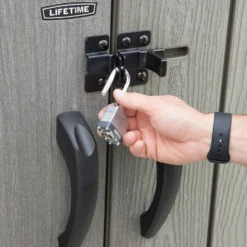 LIFETIME 1500L Vertical Storage Shed - Rough-Cut Brown -Garden & Outdoor Store 13997404 4774999835592939