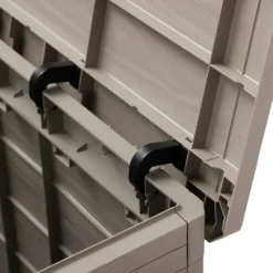 Toomax Garden Storage Box 160L - Warm Grey -Garden & Outdoor Store 13997480 1165004537251268