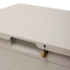 Toomax Garden Storage Box 160L - Warm Grey -Garden & Outdoor Store 13997480 2055004537198711