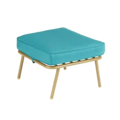 Omari Metal Garden Corner Sofa Set - Teal & Gold 16 Omari Metal Garden Corner Sofa Set - Teal & Gold -Garden & Outdoor Store 14005699 1405022704726583