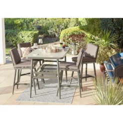 Heba 4 Seater Garden Bar Set -Garden & Outdoor Store 14005704 3325022638928765