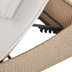 Natural Folding Rattan Sun Lounger -Garden & Outdoor Store 14005776 2015022649763655