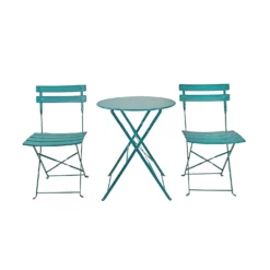Millie Metal Bistro Set - Green 12 Millie Metal Bistro Set - Green -Garden & Outdoor Store 14005782 6135018249521962