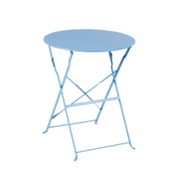 Millie Metal Bistro Set - Blue -Garden & Outdoor Store 14005783 1995022384428895