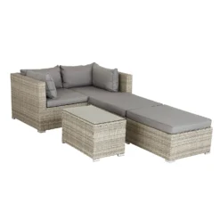 Cairo Grey Rattan Effect Garden Sofa Set -Garden & Outdoor Store 14005786 1675022102896865