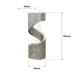 Stylish Fountain Spiral Showers Water Feature With LEDs 5 Stylish Fountain Spiral Showers Water Feature With LEDs -Garden & Outdoor Store 14519354 4325047822566918