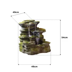 Stylish Fountain Como Springs Water Feature With LEDs -Garden & Outdoor Store 14519356 1045047822742634