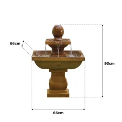 Stylish Fountain Odyssey Water Feature With LEDs 9 Stylish Fountain Odyssey Water Feature With LEDs -Garden & Outdoor Store 14519360 1335047822692282